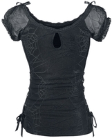 Banned Alternative - Spider - T-Shirt Manches courtes - Femme - noir