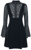 Banned Alternative - Velours & Dentelle - Robe courte - Femme - noir