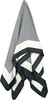 Banned Retro - Calliope Scarf - Bandana - Femme - noir blanc