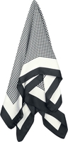 Banned Retro - Calliope Scarf - Bandana - Femme - noir blanc