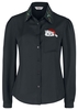 Banned Retro - Chemisier Pocket Cat - Chemisier - Femme - noir