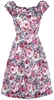 Banned Retro - Robe Flower Show - Robe mi-longue - Femme - multicolore