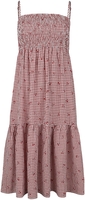 Banned Retro - Sweet Pea Dress - Robe mi-longue - Femme - rouge blanc