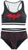 Batman - Bat-Logo - Bikini - Femme - noir rouge