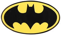Batman - Batman Logo Magnet - Magnet de frigo - Unisexe - noir jaune