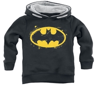 Batman - Enfants - Logo Spray - Sweat-shirt à capuche - Unisexe - noir