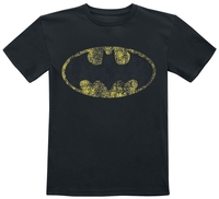 Batman - Enfants - Logo Usé - T-shirt - Unisexe - noir