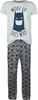 Batman - Woke Up This Way - Pyjama - Homme - gris bleu