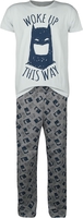 Batman - Woke Up This Way - Pyjama - Homme - gris bleu