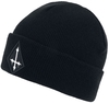 Black Blood by Gothicana - Mütze mit Kreuz - Bonnet - Homme - noir