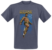 Black Panther - Wakanda Forever - Namor - T-Shirt Manches courtes - Homme - bleu