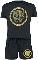 Black Panther - Wakanda Forever - Wakanda Goldprint - Pyjama - Homme - noir