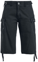 Black Premium by EMP - Bermuda Army Vintage - Short - Femme - noir