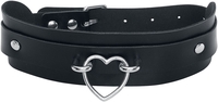 Black Premium by EMP - Choker Cœur - Serre-cou - Femme - noir