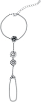 Black Premium by EMP - Fleurs - Bracelet - Femme - couleur argent