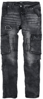Black Premium by EMP - Jean Style Cargo Pete - Jean - Homme - noir