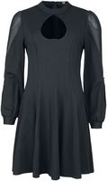 Black Premium by EMP - Kleid mit Herz-Ausschnitt - Robe courte - Femme - noir