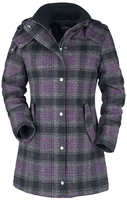 Black Premium by EMP - Kurzmantel mit Karomuster - Veste d