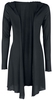 Black Premium by EMP - Overlay Hood - Cardigan - Femme - noir