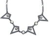 Black Premium by EMP - Triangle - Collier - Femme - couleur argent