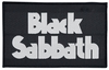 Black Sabbath - Black Sabbath Logo - Patch - Unisexe - noir blanc