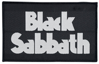 Black Sabbath - Black Sabbath Logo - Patch - Unisexe - noir blanc