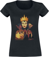 Blanche-Neige Et les Sept Nains - The Evil Queen - T-Shirt Manches courtes - Femme - noir