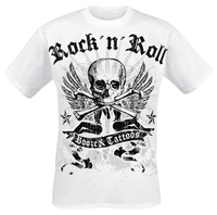 Booze & Tattoos - - T-Shirt Manches courtes - Homme - blanc
