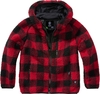 Brandit - Veste Enfant Polaire - Veste - Unisexe - rouge noir