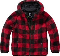 Brandit - Veste Enfant Polaire - Veste - Unisexe - rouge noir