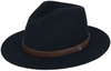 Brixton - Messer Fedora - Chapeau - Unisexe - noir