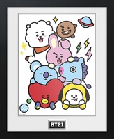 BT21 - Characters Stack - Photo encadrée - Unisexe - multicolore