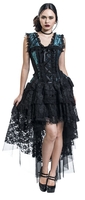 Burleska - Robe Ophelie - Robe longue - Femme - noir bleu