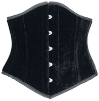 Burleska - Serre-Taille Sexy Waspie - Ceinture Corset - Femme - noir