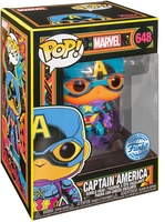 Captain America - Black Light - Captain America Vinyl Figur 648 - Funko Pop! - Unisexe - multicolor