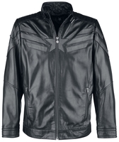 Captain America - Captain America - Veste en cuir - Homme - noir