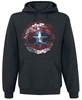 Captain America - Civil War - Hex Shields - Sweat-shirt à capuche - Homme - noir