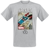 Captain America - Disney 100 - T-Shirt Manches courtes - Homme - gris