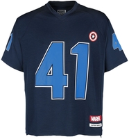 Captain America - Steve Rogers - Jersey - Homme - bleu