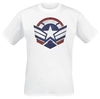 Captain America - Wings - T-Shirt Manches courtes - Homme - blanc