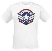 Captain America - Wings - T-Shirt Manches courtes - Homme - blanc