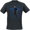 Captain America - Winter Soldier - T-Shirt Manches courtes - Homme - noir