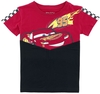 Cars - Lightning McQueen - T-shirt - Unisexe - rouge noir