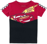 Cars - Lightning McQueen - T-shirt - Unisexe - rouge noir