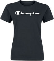 Champion - American Classics Crewneck T-Shirt - T-Shirt Manches courtes - Femme - noir