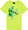 Champion - Legacy Neon Spray Tee - T-shirt - Homme - jaune