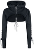 Chemical Black - Boléro Ebony - Sweat-shirt zippé à capuche - Femme - noir