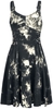 Chemical Black - Robe Tie Dye Malin - Robe courte - Femme - noir blanc