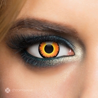 Chromaview - Loup-Garou Orange - Lentille de contact décorative - Unisexe - orange