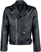 Classic Style - Veste En Cuir - Veste en cuir - Homme - noir